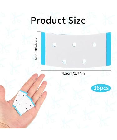 Buy WLLHYF 36 Pieces Double-Sided Wig Tape | Clear Waterproof Adhesive for Lace Wigs Toupees & Hair Extensions - Fast International Shipping - Buy Online on GoSupps.com