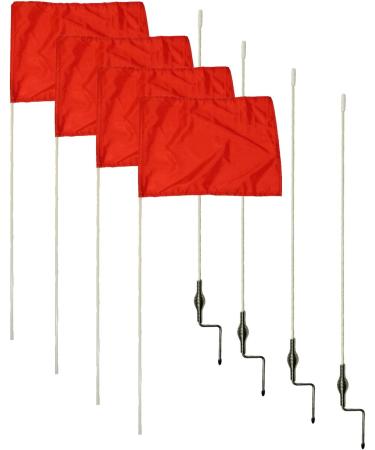 Get Out! Corner Flags for Soccer Field  60in 4-Pack  Soccer Flags & Soccer Poles  Soccer Equipment for Training - Buy Online on GoSupps.com