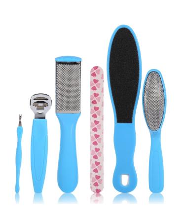 8 pieces pedicure tools kit professional foot file foot raspic care tool scraper pedicure rasp tools to remove the hard ... - Buy Online on GoSupps.com