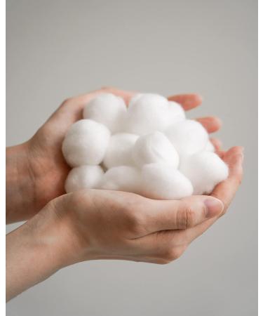Organyc 100% Organic Cotton Balls - 100 Pcs for Sensitive Skin | Eco-Friendly & Hypoallergenic - Buy Online on GoSupps.com