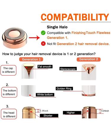 Facial Finishing Replacement Head - Compatible with Ladies Razor for Smooth Results - Buy Online on GoSupps.com