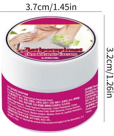 Antiperspirant Deodorant for Women | Solid Underarm Deodorant Cream | Original Antiperspirant Deodorant for Men and Women with Sweat and Odor Protection 10 Jingan - Buy Online on GoSupps.com