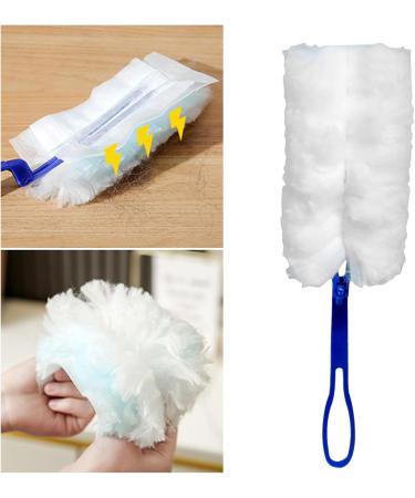 ehozirta Dust Remover with Wings Adjustable Angle Duster Flexible Cleaning Set Short/extendable Handle Dirt Crumbs Hair Dust Remover Fluffy Hand Duster B - Buy Online on GoSupps.com