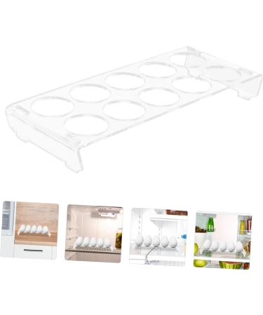 Zerodeko Refrigerator Eggs Acrylic Egg Holder Egg Carrier Egg Holder Fridge Organizer Can Put Storage Box - Buy Online on GoSupps.com