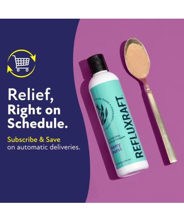 RefluxRaft Acid Reflux Therapy with Organic Alginate Rapid & Long Lasting Gerd LPR & Digestion Symptom Support Zero Sugar Gluten Free Low Sodium Berry Burst 47 Gel Servings 8 OZ Bottle 2 Pack - Buy Online on GoSupps.com