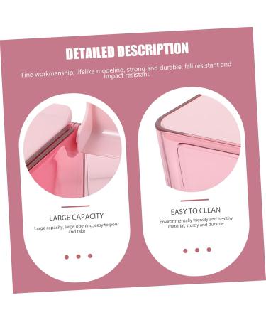 Zerodeko 1 Set Spice Jar Spices Condiment Jars Ceramic Space Kitchen Seasoning Jar Clamshell Container Square 24.3X9.4X9CM Pink - Buy Online on GoSupps.com