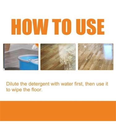 Powerful Decontamination Floor Cleaner Wood Floor Cleaning Tile Cleaner Polishing Brightening Tile Cleaner Household Floor Cleaners Floor Cleaner Liquid for Cleans Hardwood Tile and Floors (1PC) - Buy Online on GoSupps.com
