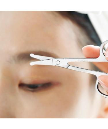 Bartscher Men's Nasal & Ear Hair Scissors - Rounded Tip Stainless Steel Grooming Tool - Buy Online on GoSupps.com