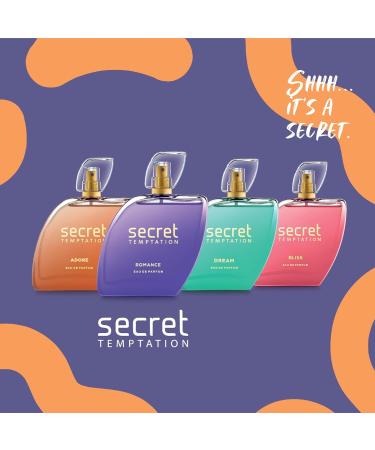 Secr.et Temptation Romance Eau De Parfum for Women Long Lasting Chypre Green Everyday Wear Fragrance 50ml. - Buy Online on GoSupps.com