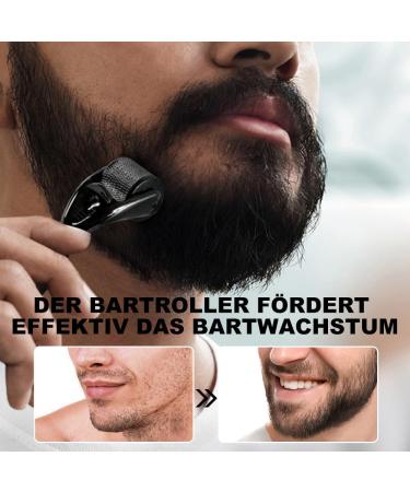 Dermaroller Beard Roller 0.5 mm Needle Roller Beard Roller for Beard Growth Microneedling Roller for Face and Body Needle Roller for Skin and Hair Care for Men and Women - Buy Online on GoSupps.com