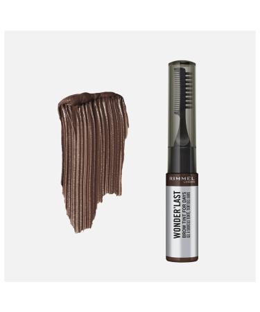 Rimmel Wonder Last Brows For Day 004 Dark Brown | Long-Lasting Eyebrow Gel for Perfectly Defined Brows - Shop Internationally - Buy Online on GoSupps.com