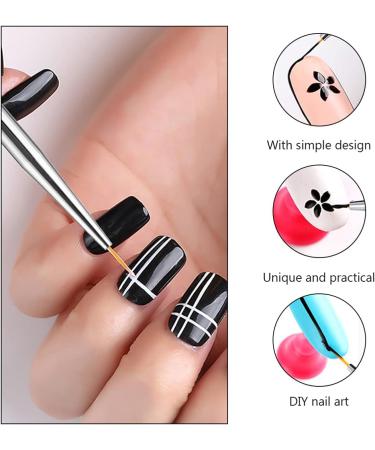 Shop Minkissy 3-Piece Nail Art Pen Set - DIY Manicure Brushes for Perfect Nail Designs | International Shipping - Buy Online on GoSupps.com