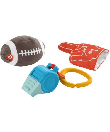 Fisher-Price Tiny Touchdowns Gift Set, 3 football-themed baby toys and teether for infants ages 3 months and up Football Sunday