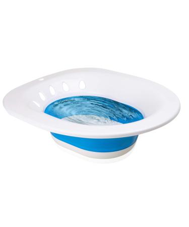 Sitz Bath for Hemorrhoids, Sitz Bath for Toilet Seat, Postpartum Care Treatment, Sits Bath Kit for Women. Yoni Steam, Perineum Relief, Foldable Easy to Store.