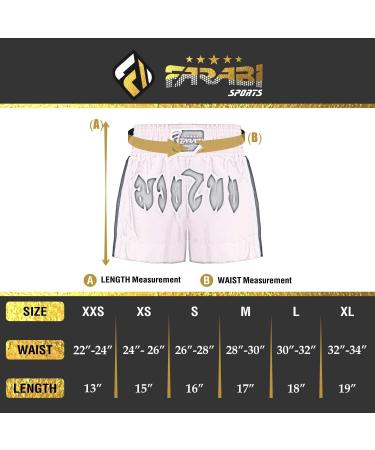 Farabi Pink Ladies Muay Thai MMA Training Shorts - Medium - Buy Online on GoSupps.com