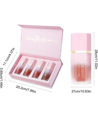 Liquid Cheek - Velvet Creamy Makeup | Face Cosmetic Product for Light Long-Wearing Smudge Proof Natural-Looking Dewy Finish Uaxiu Set a - Buy Online on GoSupps.com