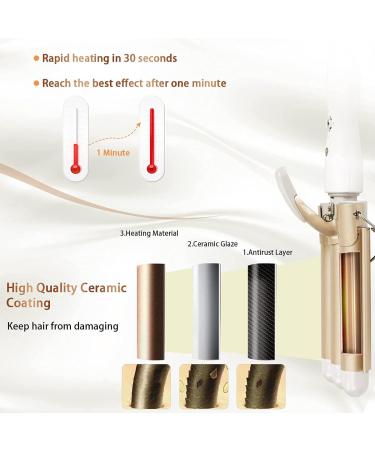 Flintronic 3-Barrel Curling Iron - 22mm Wave Iron for Long & Short Hair | Quick Heating Curler with 5 Hairpins - Buy Online on GoSupps.com