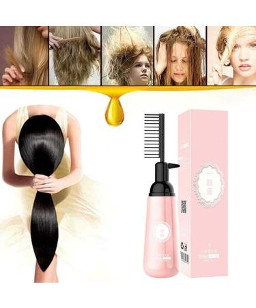 3-Second Hair Straightening Cream Argan Oil & Keratin Straight Hair Cream Hair Straightener Treatment with Comb Fast Straightening Moisturizing Set Softener for All Hair Types (1PC) - Buy Online on GoSupps.com
