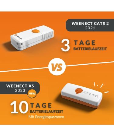 Weeneect XS for Cats - Mini GPS Tracker | Real-Time Tracking | Unlimited Distance | Smallest Model | Collar Included | 2023 Subscription - Buy Online on GoSupps.com