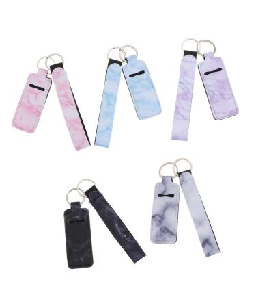 Abaodam 30-Piece Lipstick Set: Lipstick Bottle Lanyard Lip Cap Holder Clip-on Sleeve Keychain Lanyard Holder Mini Holder Lip Cream Holder Armband