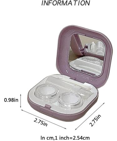 FCSHFC Portable Contact Lens Case - Compact Double Storage Box (Color A) | Easy Care & Travel-Friendly - Buy Online on GoSupps.com