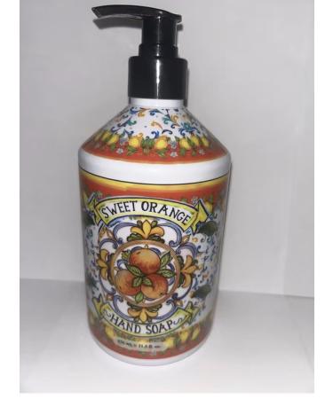 Organic Sweet Orange Liquid Hand Soap - Perfect for Kitchen & Bathroom Decor - 21.5 Fl. Oz