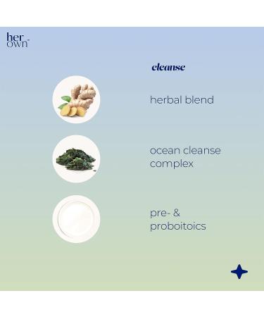 Ocean Algae Cleanse: Gentle Detox & Gut Support | Prebiotic/Probiotic Blend | Herbal Cleanse | 60 Capsules | Vegan & Gluten-Free - Buy Online on GoSupps.com