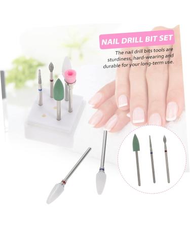 FRCOLOR 4 Sets Nail Clipper Grinding Head Nail File Electric Nail Drill Bits Nails Drill Bits Nail Care Tools Nail Drill for Gel Nails Carbide Drill Bits Suite Tungsten Steel Exfoliating - Buy Online on GoSupps.com