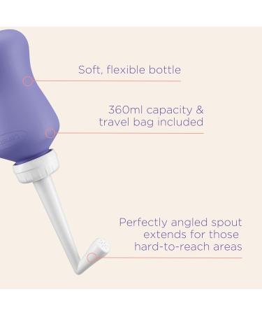 Lansinoh Post-Birth Wash Bottle 360ml | Postpartum Portable Bidet for New Mums | Essential Recovery Tool for Travel & Hospital - Buy Online on GoSupps.com