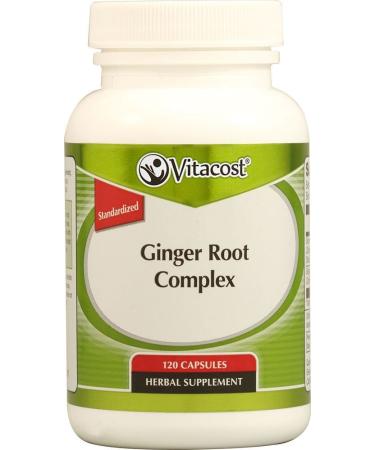 Vitacost Ginger Root Complex - Standardized -- 120 Capsules