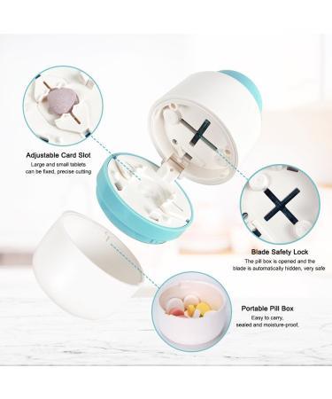 Buy Pill Cutter & Splitter - Stainless Steel Blade for Small & Large Pills - Perfect for Vitamins & Tablets | Fast International Shipping - Buy Online on GoSupps.com