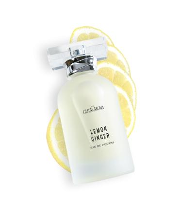 Liliya's Aroma Perfume Lemon - Ginger with Citrus Vegan Essential Oils | Clean Scent | Cruelty-Free | Unisex Eau de Parfum | 3.4 Fl Oz 3.4 Fl Oz (Pack of 1) Lemon - Ginger