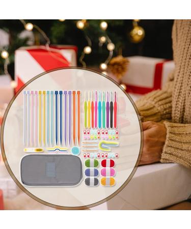 QLRFFLJOY 75 pcs Knitting Kit for Beginners - Yarn Starter Set with Needles & Hooks for DIY Crochet and Weaving - Ideal for Scarves, Sweaters, and More - Buy Online on GoSupps.com