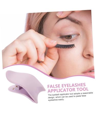 FRCOLOR 8 Pcs False Eyelash Applicator Set - Portable Lash Assist Clips for Eyelash Extensions & Makeup | Purple - Buy Online on GoSupps.com