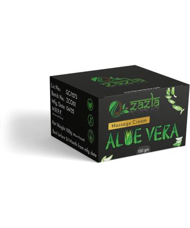 ALOEVERA Massage Cream 100g - Hydrating & Nourishing Aloe Vera Extract for Healthy Skin - No Paraben Alcohol or Silicon - Buy Online on GoSupps.com