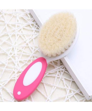 COHEALI Baby Hair Brush Set | Wooden Newborn Care Hairbrush & Comb | Soft Bristle Toddler Head Massager - Buy Online on GoSupps.com