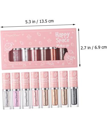 Angoily 8pcs Diy Highlight Makeup Cosmetics Bling Shadow Liquid Women Eye Glitter Tool Eyeshadow - Buy Online on GoSupps.com