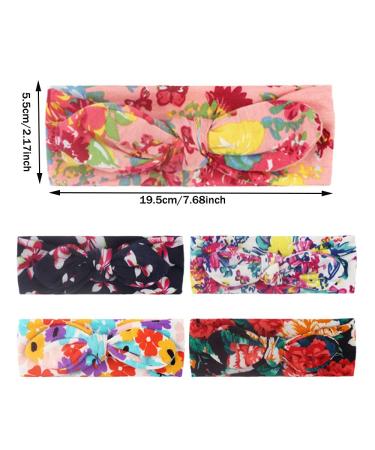 7Pcs Baby Headbands - Soft Cotton Elastic Hair Bands for Newborns | Large Loop & Wide Nylon Straps - Buy Online on GoSupps.com