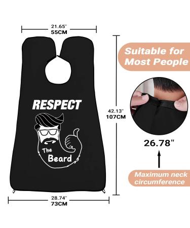 Beard Bib Shaving Apron for Men | Ideal Gift for Husband Dad & Boyfriend | Perfect Stocking Stuffer for Christmas & Birthdays - Buy Online on GoSupps.com