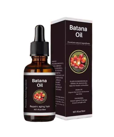 Batana Oil For Hair Growth 30ml Batana Hair Oil Dry & Damaged Hair Batana Oil For Enhanced Hair Grow Longer Healthier Fuller & Stronger Hair For Women Men Batana Hair Oil