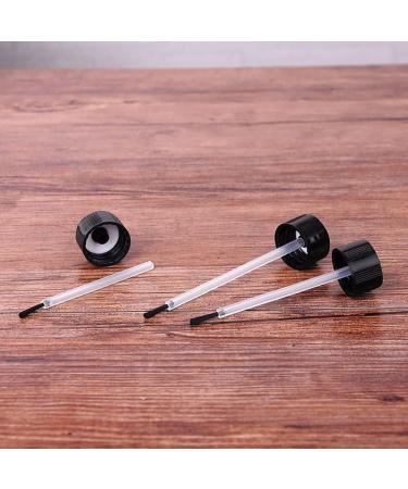 JIHUOO 5-Pack 10ml Glass Nail Polish Bottles with Brush - Empty Nail Polish Containers for DIY & Professional Use - Buy Online on GoSupps.com