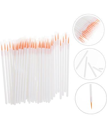 Mikinona 100pcs Disposable Eyeliner Brush Makeup Gadgets Eyeliner Brush Applicator Eyeliner Wands White Nylon - Buy Online on GoSupps.com