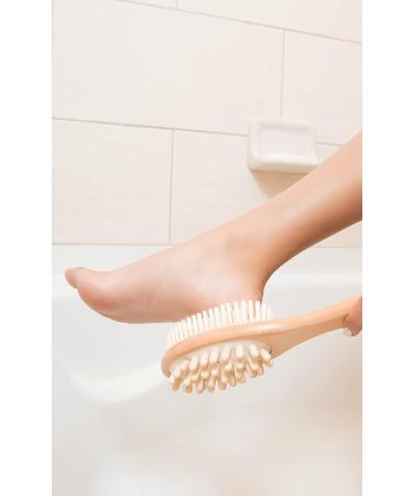 Vegan Dry Brush for Lymphatic Drainage and Cellulite Massage - Cruelty-Free Bristles - Buy Online on GoSupps.com