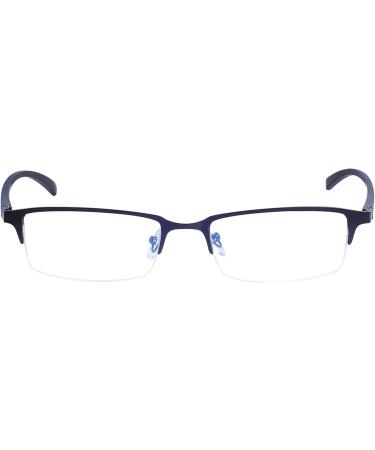 Joxigo Computer Glasses - Blue Light Filter Anti-Fatigue UV Protection Stylish Metal Rectangular Design for Men - Buy Online on GoSupps.com