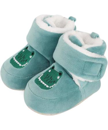Matt Keely Baby Cartoon Anti-Slip Winter Booties for Toddler - Green 0-6 Months - Buy Online on GoSupps.com