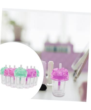 iplusmile 7Pcs Lip Gloss Reusable Lip Balm Bottles Transparent Makeup Containers For Lip Balm Lip Gloss For Travel Creative Use - Buy Online on GoSupps.com