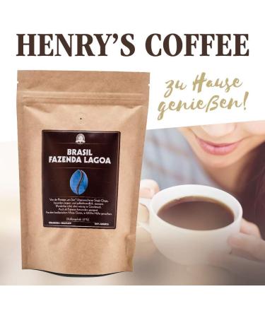  Henrys Henry's Brazil Fazenda Lagoa Raw Coffee 1000g - Buy Online on GoSupps.com