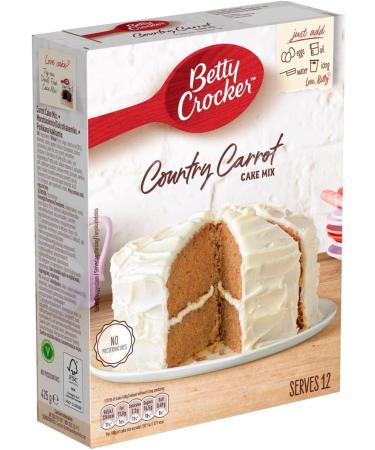 Betty Crocker | Carrot Cake Mix 425G | No Preservatives | Suitable for Vegetarians - Buy Online on GoSupps.com