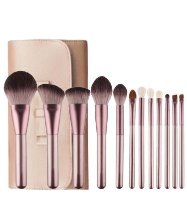 12 pieces of makeup brush set super soft hair makeup brush eye shadow for beginners