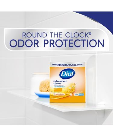 Dial Advanced Clean Antibacterial Deodorant Bar Soap - Gold Scent 4 Oz 36 Bars | International Shipping Available - Buy Online on GoSupps.com